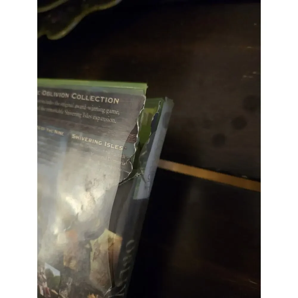 The Elder Scrolls IV Oblivion Game of the Year Edition Xbox 360 2 Disc Manual
